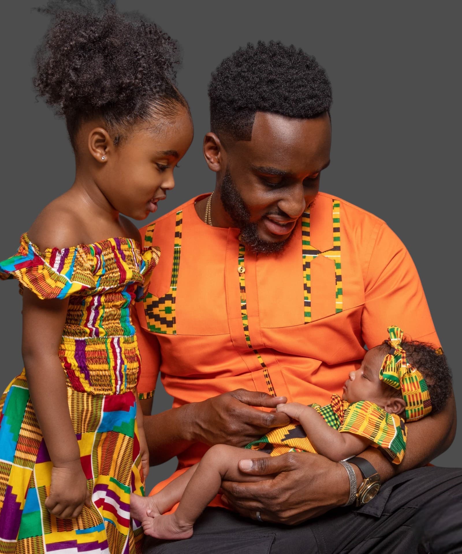 Demetrie with his daughter
